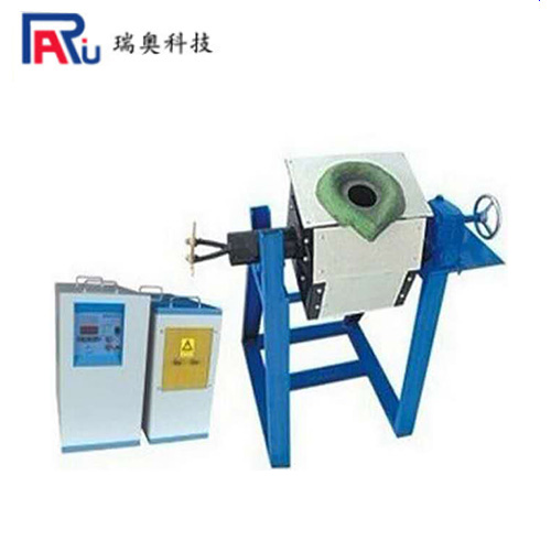 35KW intermediate frequency power supply 10KG stainless steel and iron melting furnace